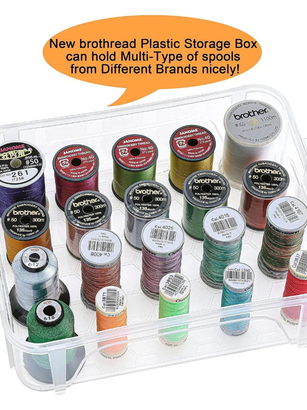 4 Layer Stackable Clear Storage Box Organizer - Picture 4 of 7
